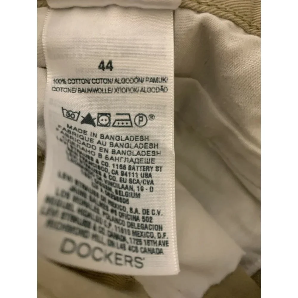 Dockers‎ Men’s Sz 44 tan Cargo Shorts Cotton Regular Fit Multiple Pockets